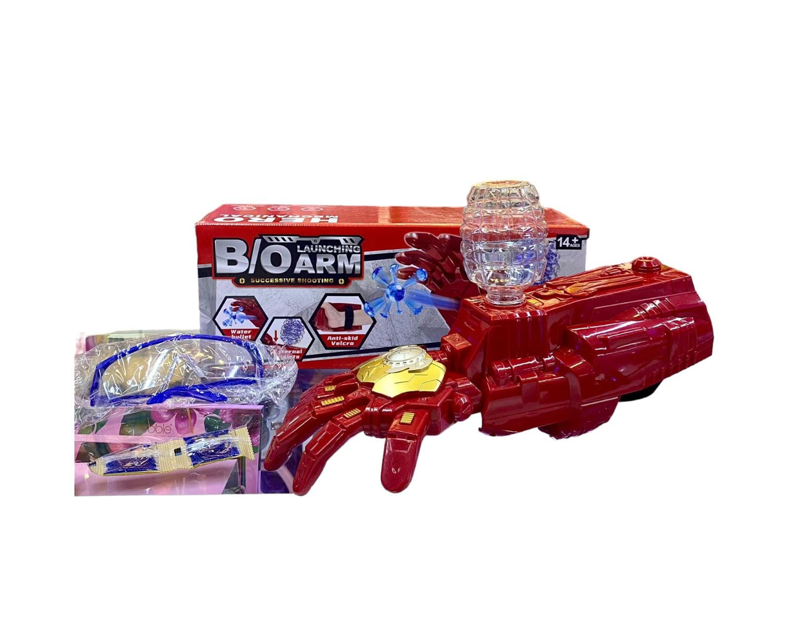 Guante hidrogel iron man